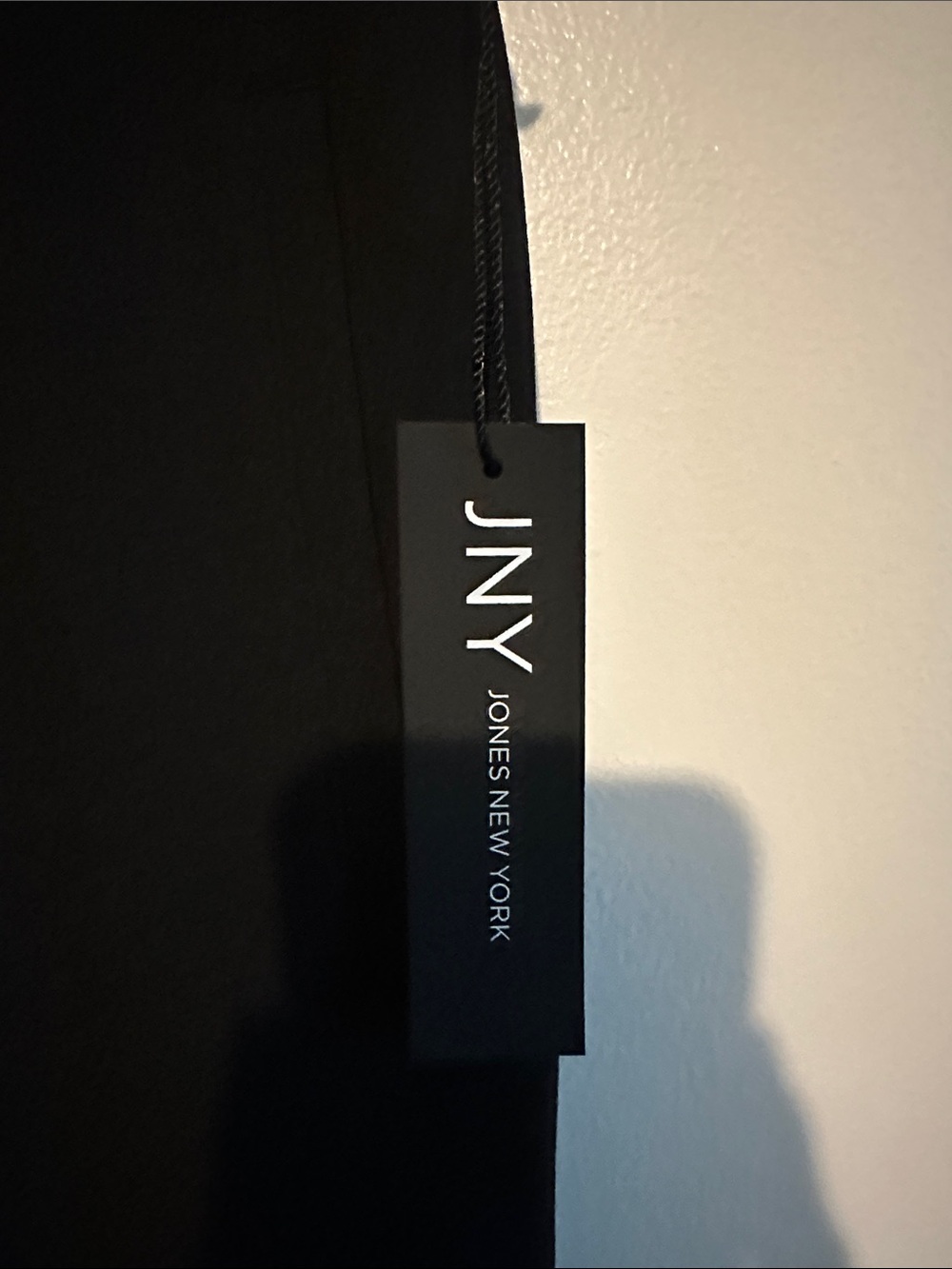 NY Collection Solid Black Straight-Leg Pants - Picture 3 of 6